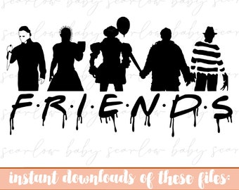 Free Free 167 Friends Scary Svg SVG PNG EPS DXF File