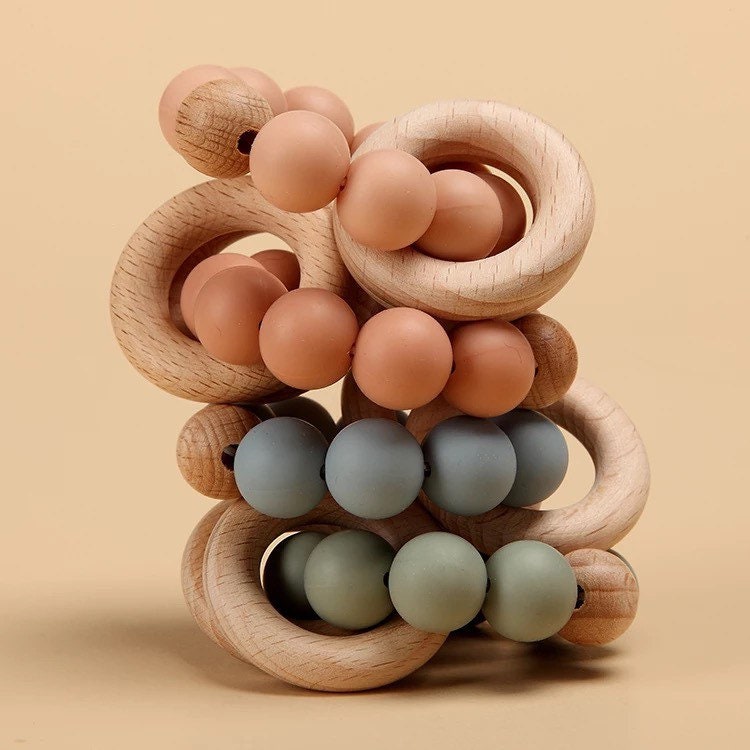 Baby Toys, Wooden Baby Toys, Baby Rattle, Baby Toys Newborn, Infant T…