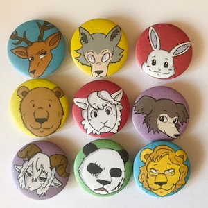 BEASTARS ビースターズ 缶バッジ レゴシ ハル ルイ ジャック Jack beastars - Etsy 日本