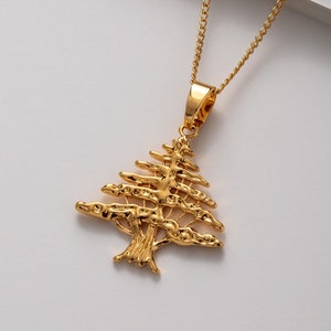 Lebanon Cedar Tree Necklace (GOLD / SILVER)