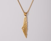 Map Necklace Israel Palestine Vintage Map Pendant For Men Women Arabic African Jamaica Color Necklaces Amulet Stylish And Simple Unisex-Adult (Size : 50cm, Color : E - Foto 11