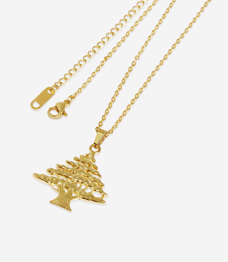 Lebanon Cedar Tree Necklace GOLD / SILVER Etsy Canada