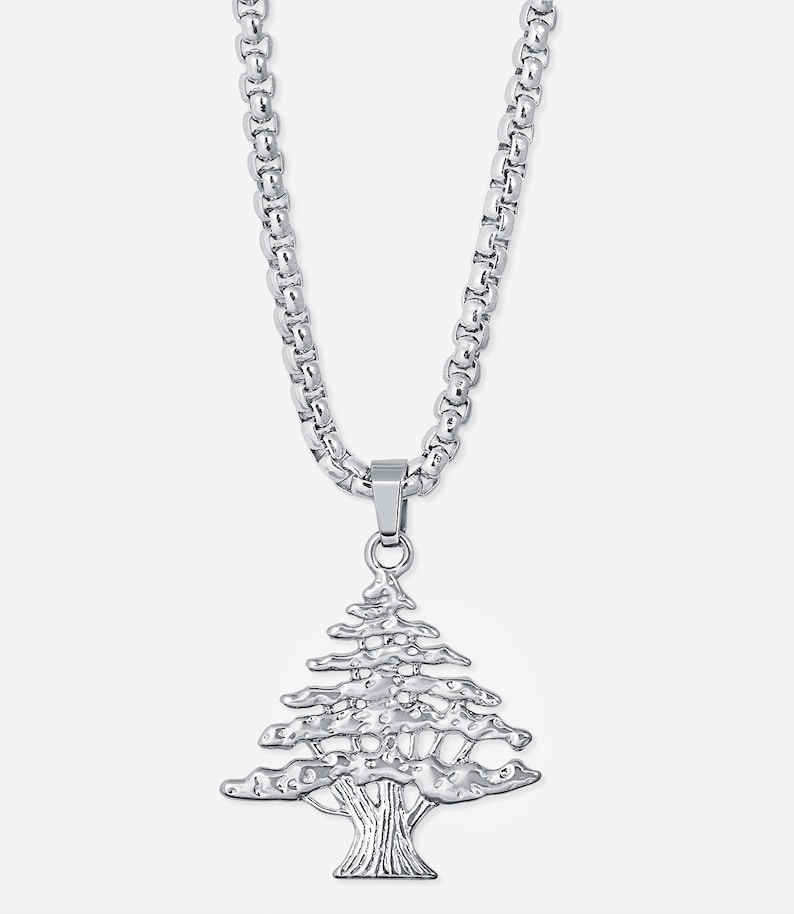 Lebanon Cedar Tree Necklace GOLD / SILVER Etsy Canada