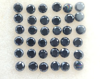 1.00 mm、天然ブラック処理ダイヤモンド、ラウンドブリリアントカットダイヤモンドソリティア、ダイヤモンドラウンド、ブリリアントカットダイヤモンド