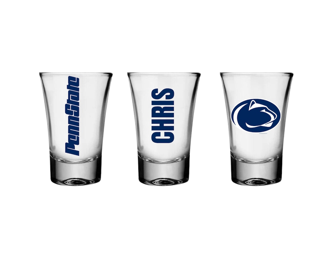 Personalized College Shot Glasses Etsy