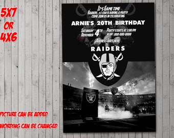 Raiders Party Etsy