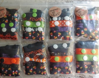 Holiday Set of 5! Lanyard Mask Saver w/Snaps for Adults & kids,Holidays, Boys, Girls, Made in USA