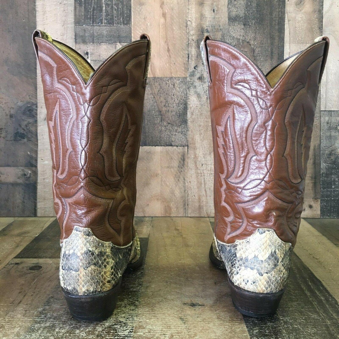 rattlesnake skin boots tony lama