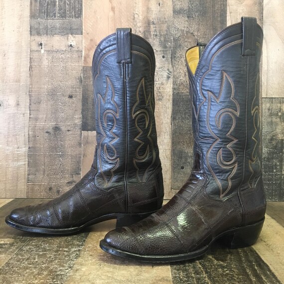 USA HONCHO BOOTS Ranch 8900 Men 8 D Brown Leather Western Horse Cowboy Boots