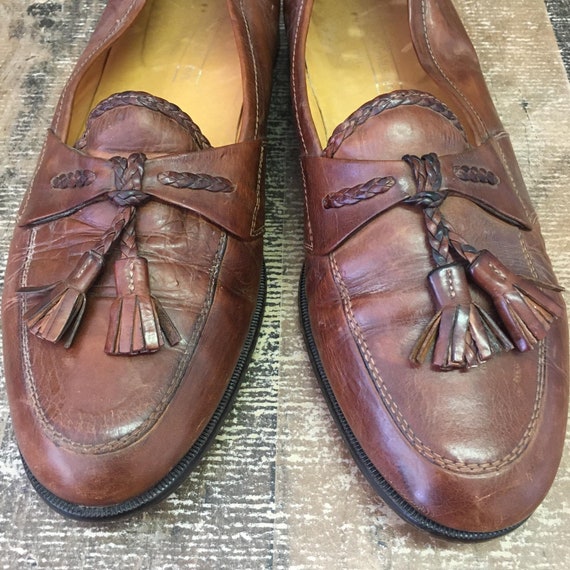 Johnston &murphy Cordovan Tassle Loafers Made in Italy Maat 9M US Schoenen Herenschoenen Loafers & Instappers 