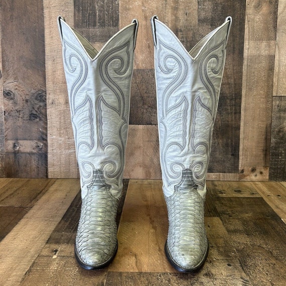 Larry Mahan Vintage Cowboy Boots Womens 5.5 B - image 7
