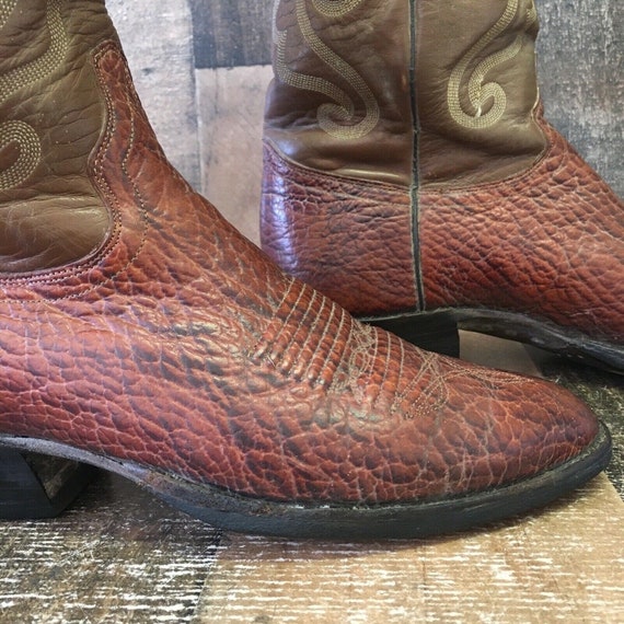 J Chisholm USA Vintage Cowboy Boots Men’s 9.5 D - image 10