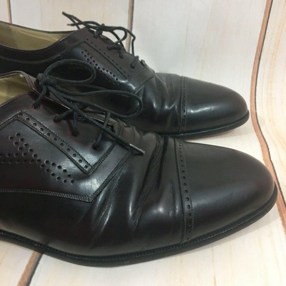 Mezlan Blake Burgundy Leather Oxford Dress Shoes … - image 8