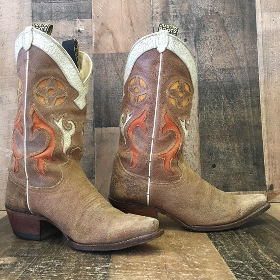 justin rough out boots