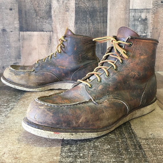 RED WING: Classic Moc Toe Boots 8138 (Brown) The Whitby