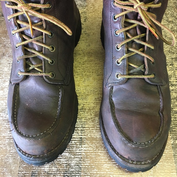 Red Wing 4183 Moc Toe Work Boots Mens 10 D - image 6