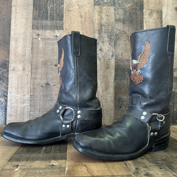 Harley square toe clearance boots