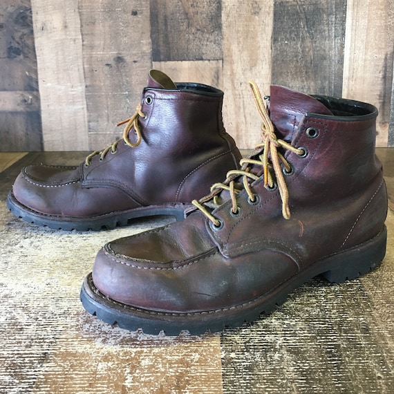 Red Wing 4183 Moc Toe Work Boots Mens 10 D - image 1