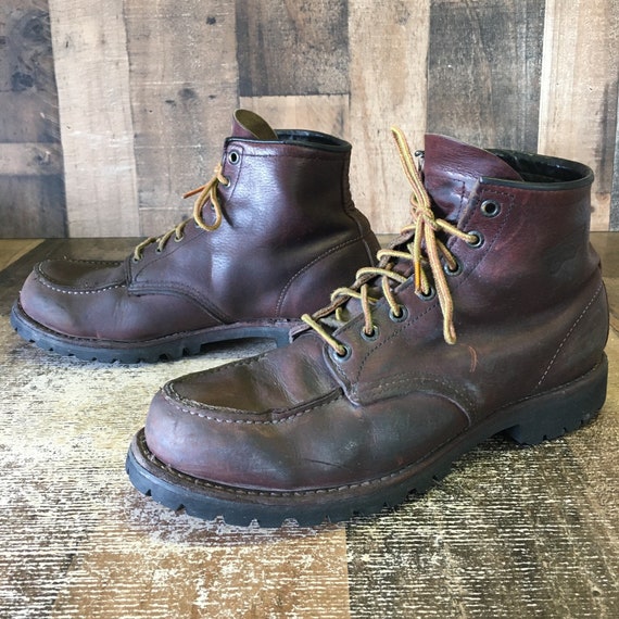 Red Wing 4183 Moc Toe Work Boots Mens 10 D - image 1