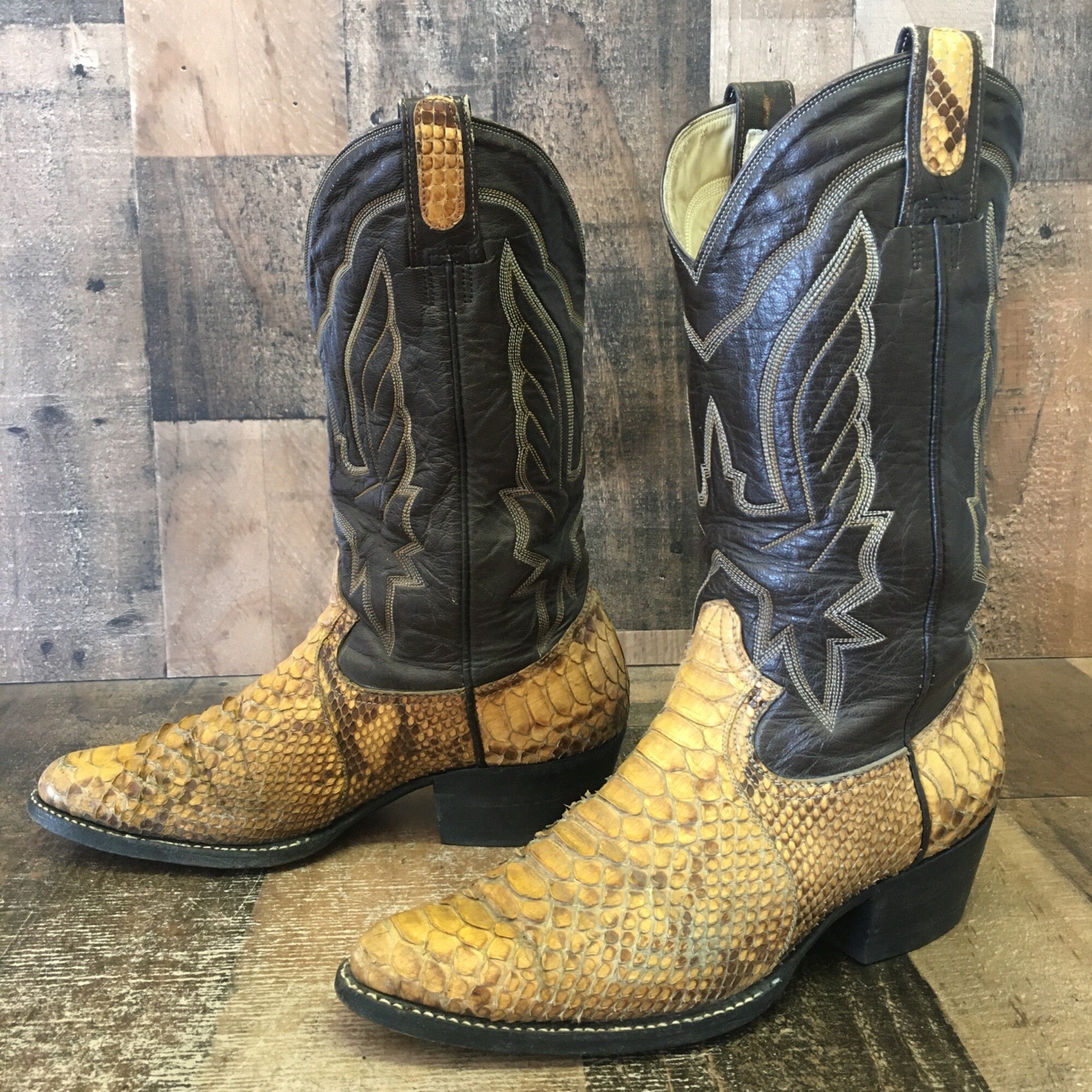 Maroon snakeskin boots cheap