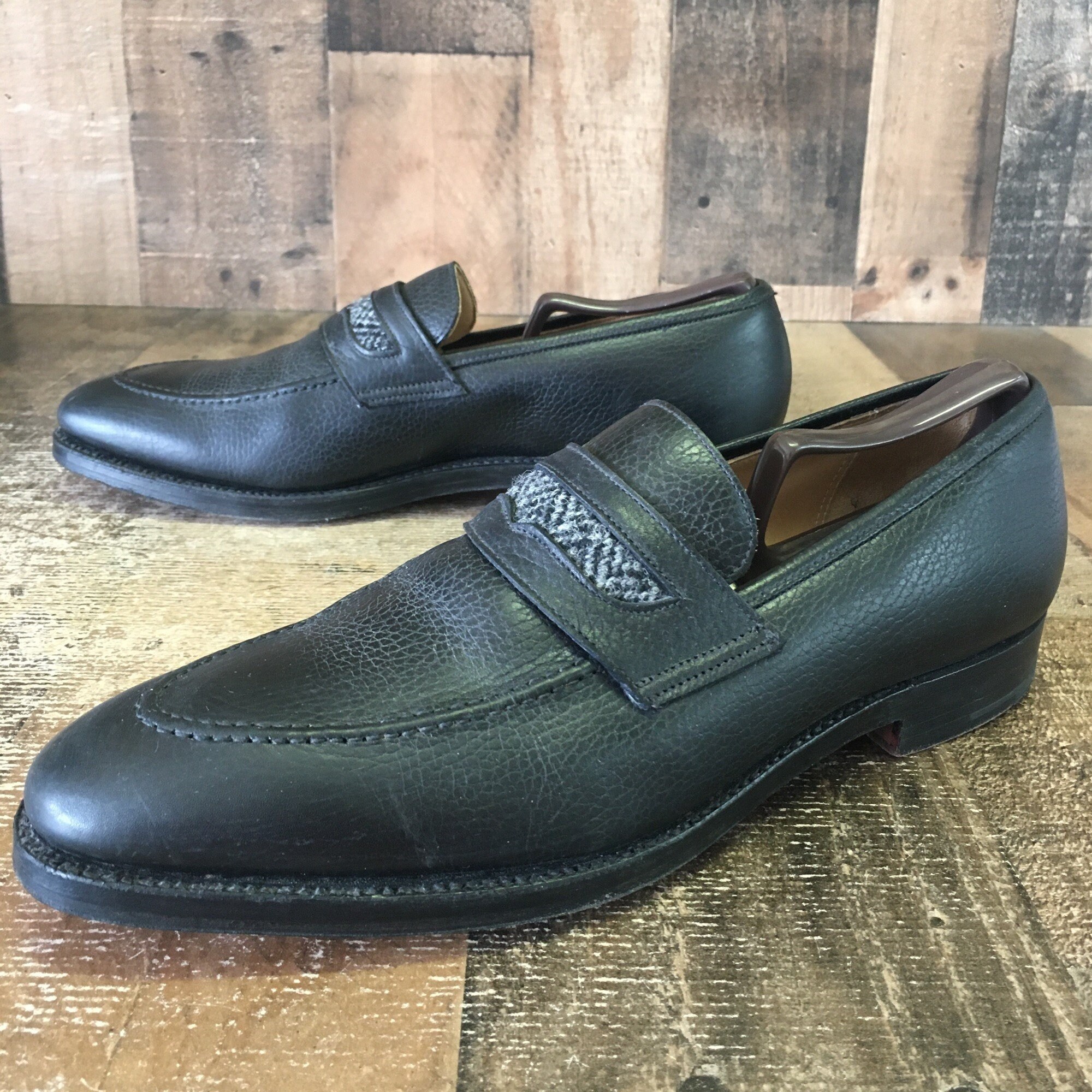Peal & Co for Brooks Brothers Pebbled Leather Loafer Dress - Etsy