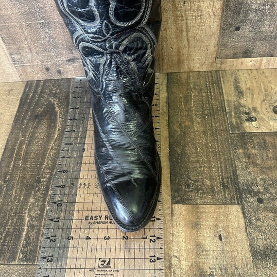 Tony Lama Vintage Gold Label Cowboy Boots Mens 12… - image 3