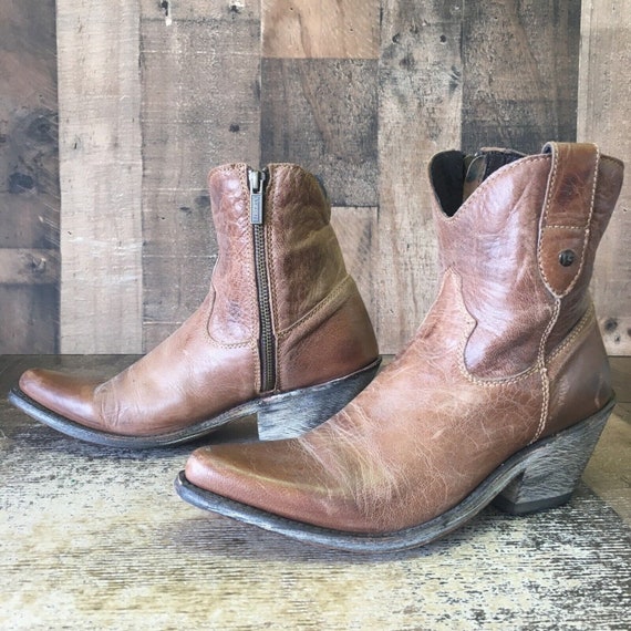 Liberty Jack Side Zip Cowboy Boots Womens 8