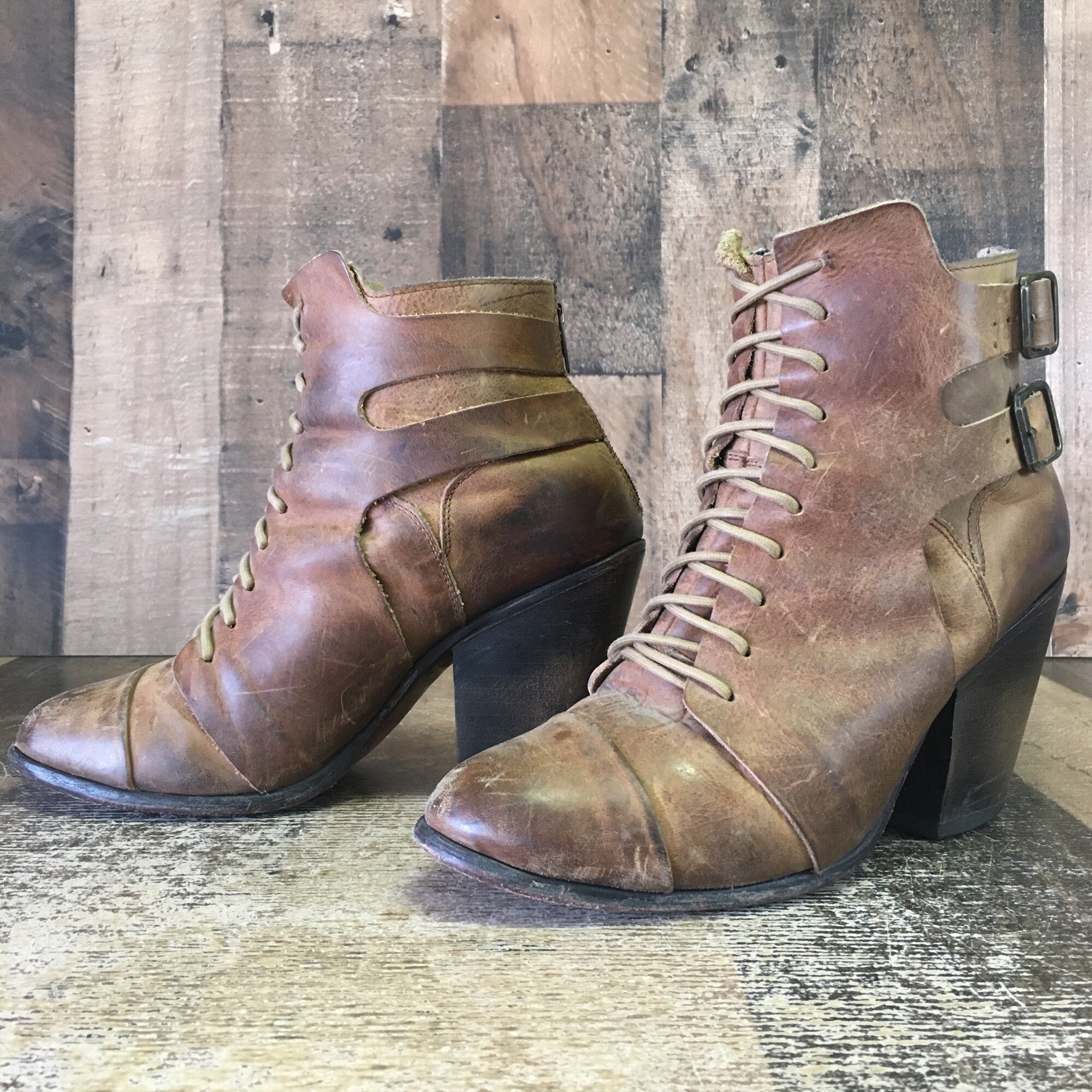 Freebird by Steven Malry Lace up Zipper Boots Womens 9 Etsy Ireland