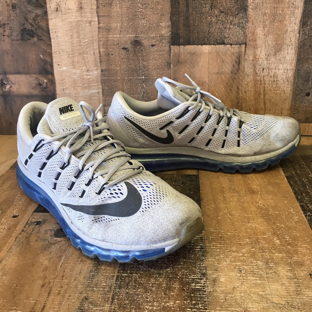 Nike Air Max 2016 Men's Blue Gray Running Shoes Sz 15 Wolf Grey 806771-004  - Etsy Israel