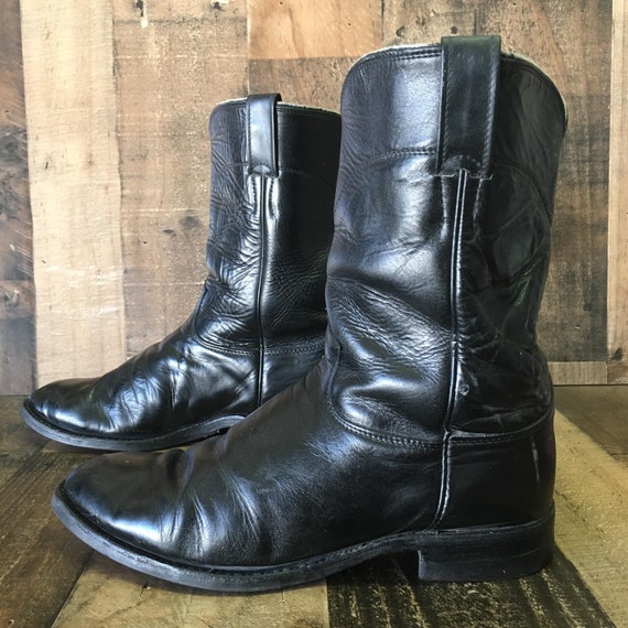 Justin 3133 Vtg Roper Cowboy Boots Mens 