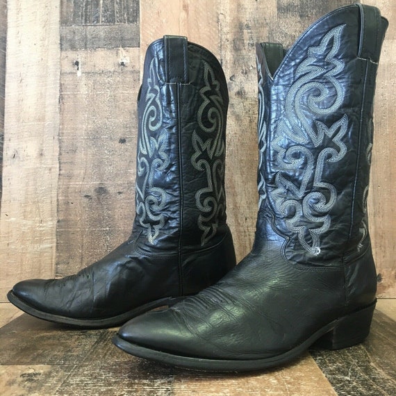 Justin 1409 London Calf Black Stitched 