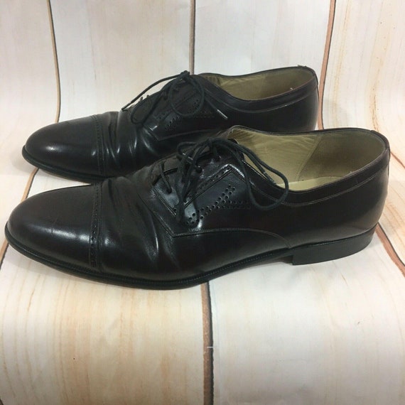 Mezlan Blake Burgundy Leather Oxford Dress Shoes … - image 5