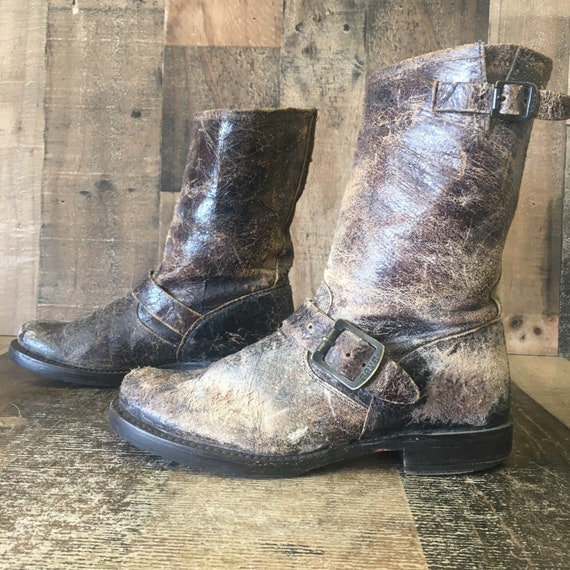 frye veronica buckle boots