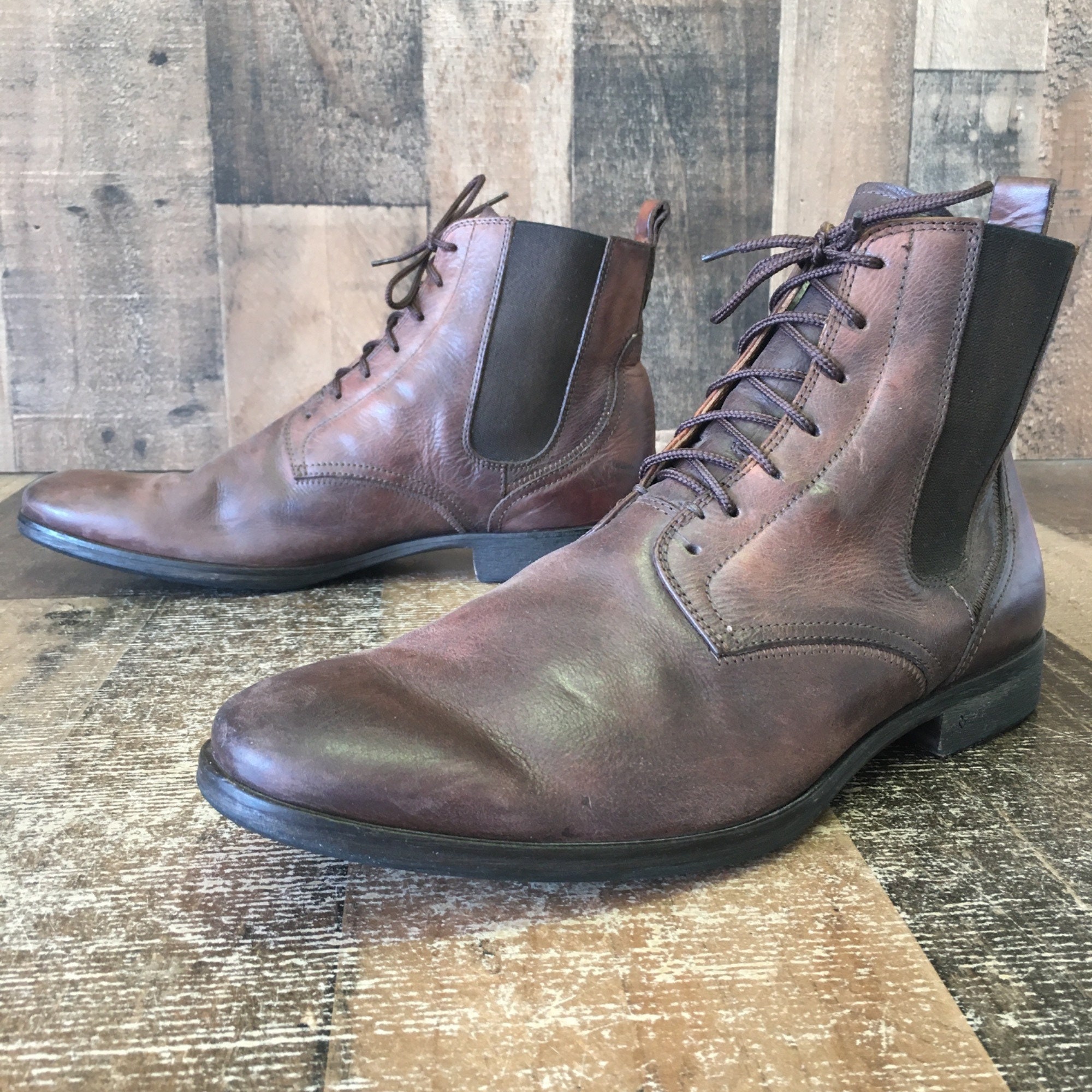 John Varvatos Italy Lace up Ankle Boots Mens 9.5 | Etsy Australia
