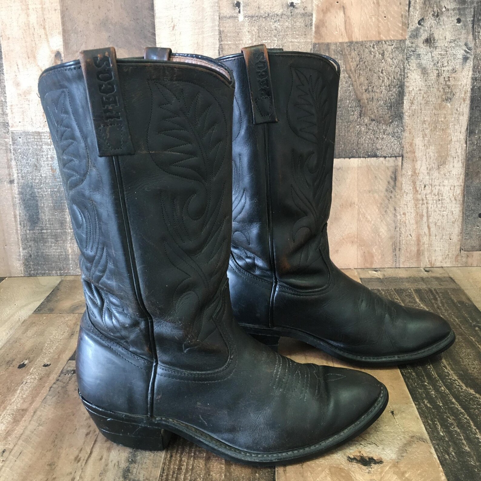 Red Wing Vintage Cowboy Work Boots Mens 8eee Etsy