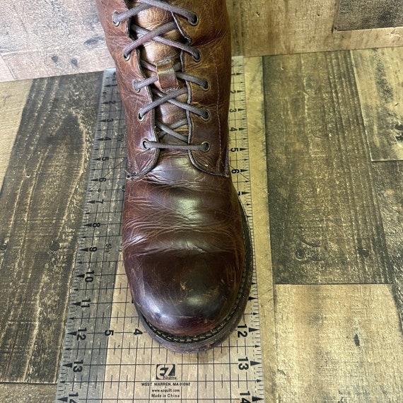 Frye 4001 Round Toe Ankle Work Boots Mens 12 D - image 4