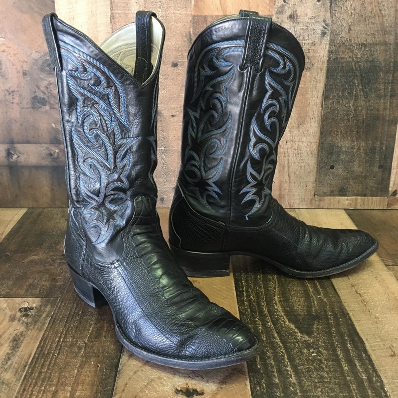 Larry Mahan Alligator Cowboy Boots 4115 Mens 11.5d | Etsy