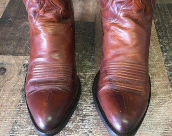 Lucchese L681624 Vtg Cowboy Boots Mens 
