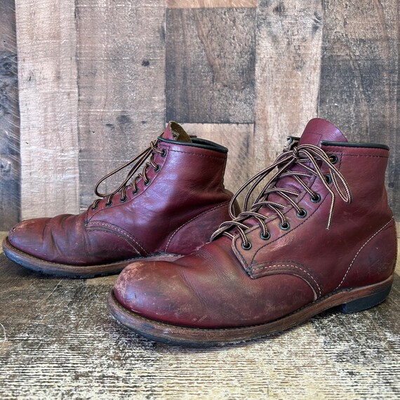Red Wing 9011 Beckman Black Cherry Work Boots Mens 9 D - Etsy