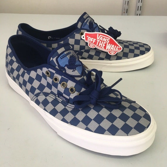 pale blue slip on vans