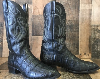 Dan Post Caiman Cowboy Boots Mens 10.5 