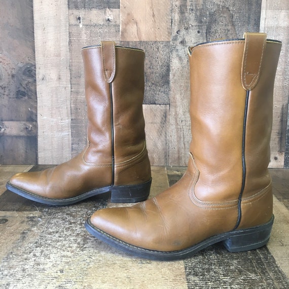 Sears Vintage Oil Resistant Cowboy Boots Mens 9.5… - image 10