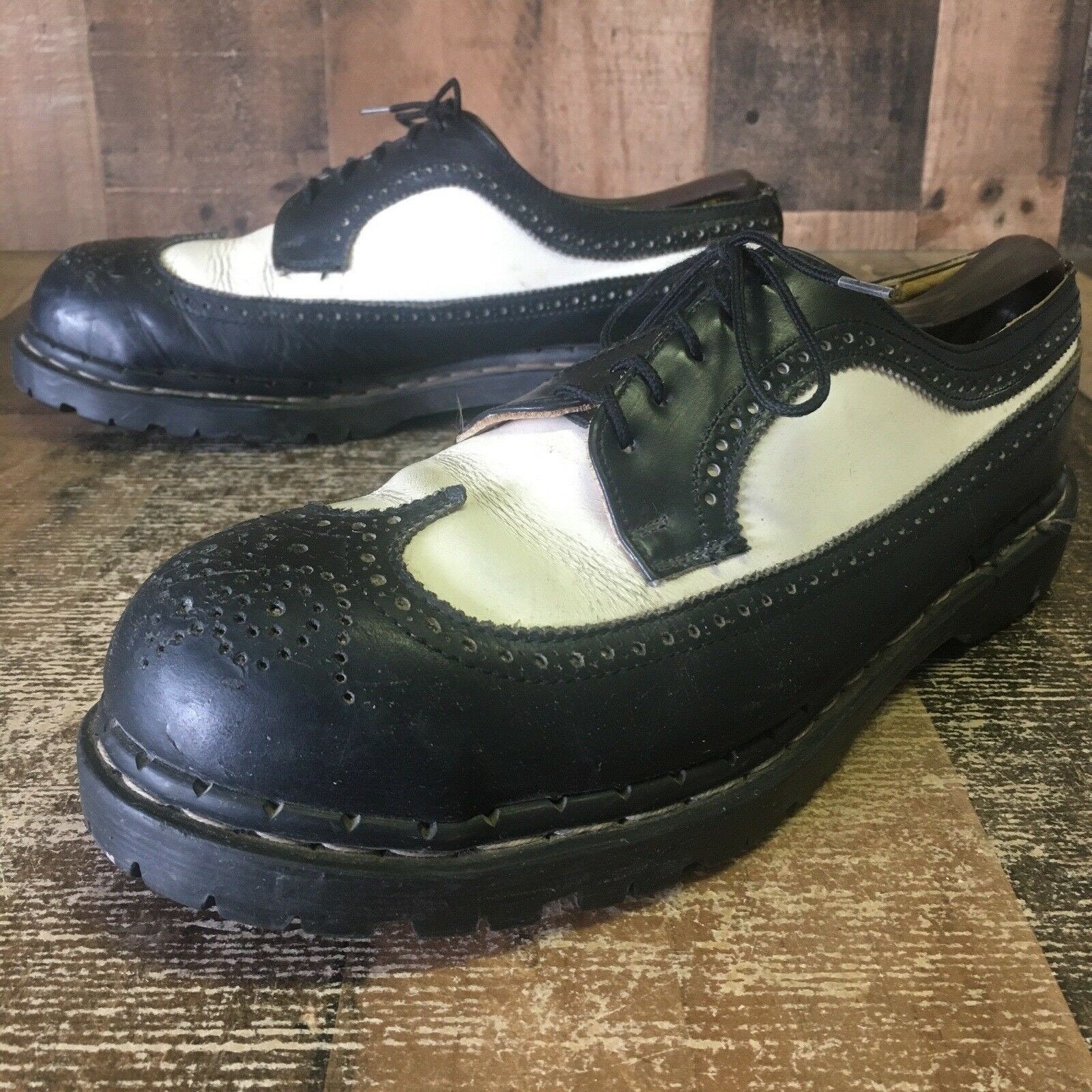 Gripfast Vtg Brogue Black and White 