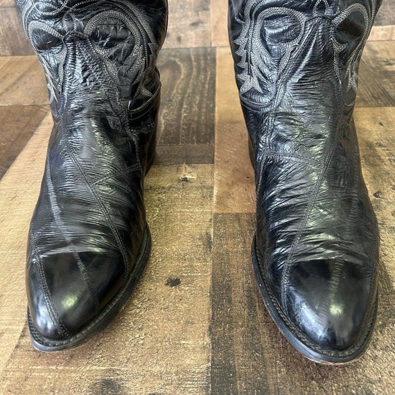 Tony Lama Vintage Gold Label Cowboy Boots Mens 12… - image 10