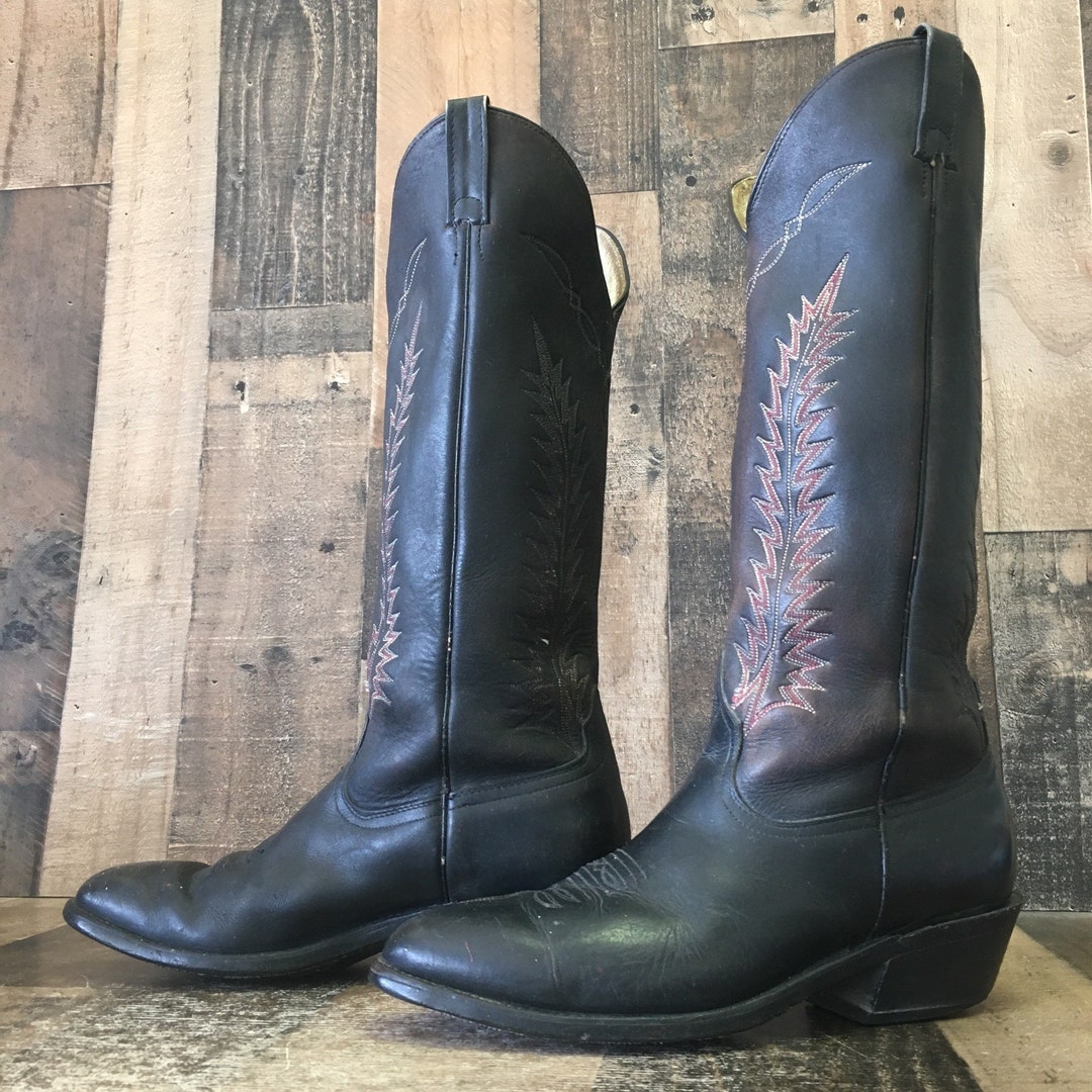 Cowtown Vintage Tall Biltrite Sole Cowboy Boots Mens 10.5 D - Etsy