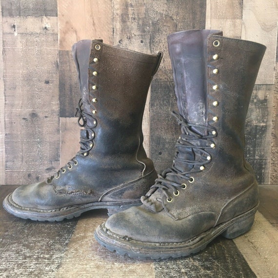 Soft Toe Logger Work Boots Mens 9.5 EE 