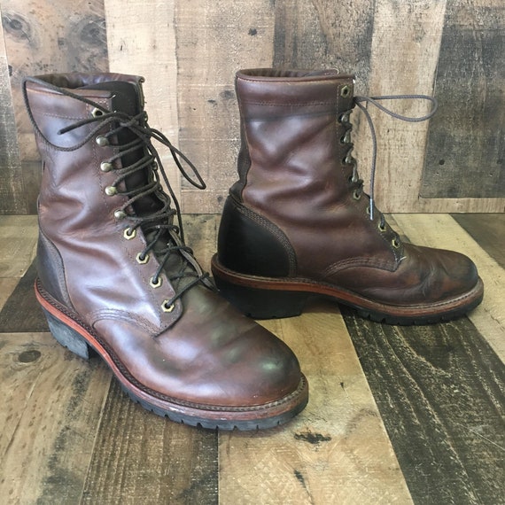 Chippewa 20090 Logger Boots Mens 10 d