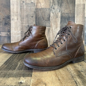 Frye tyler leather lace up boot best sale