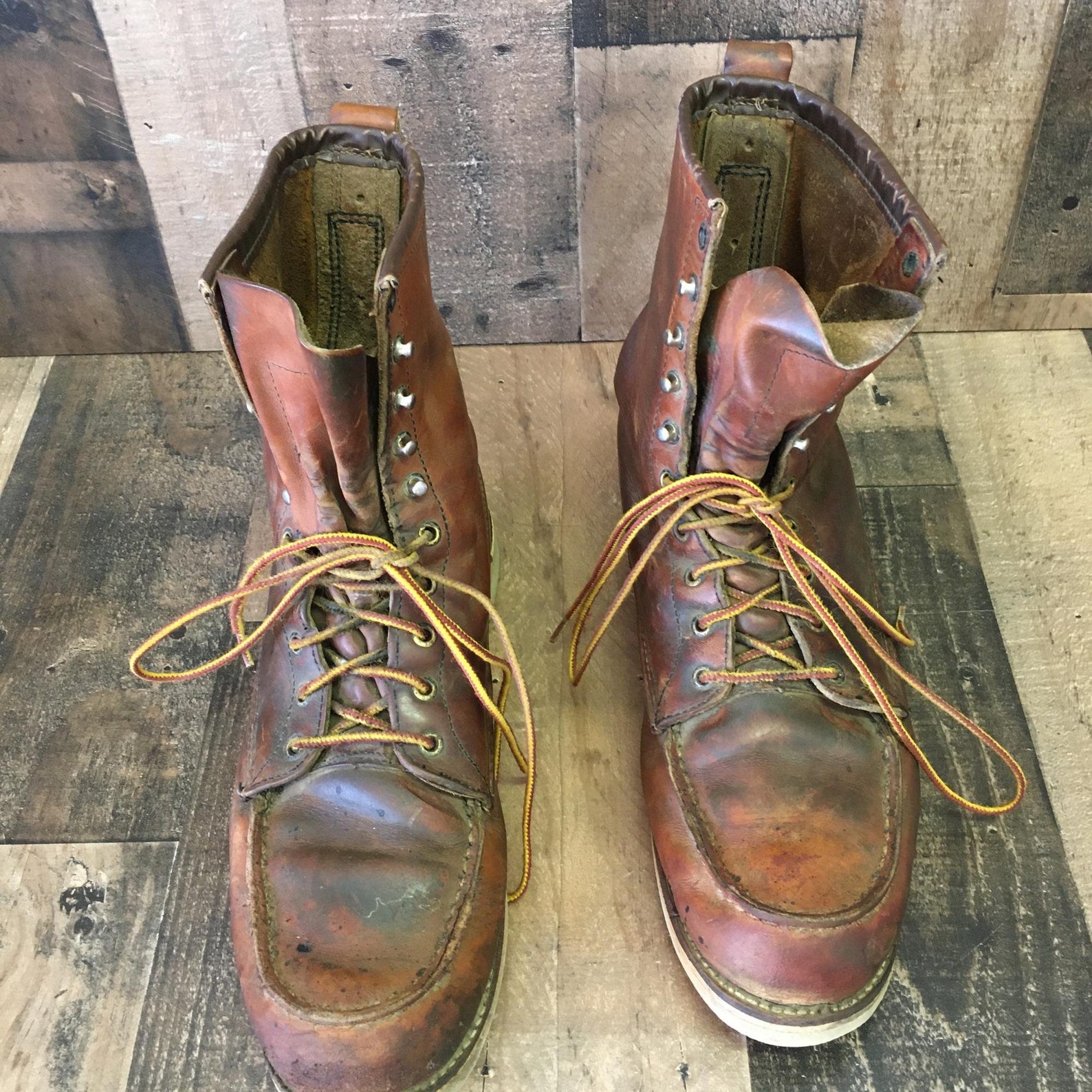 Red Wing 877 Moc Toe Boots Mens 12 c | Etsy