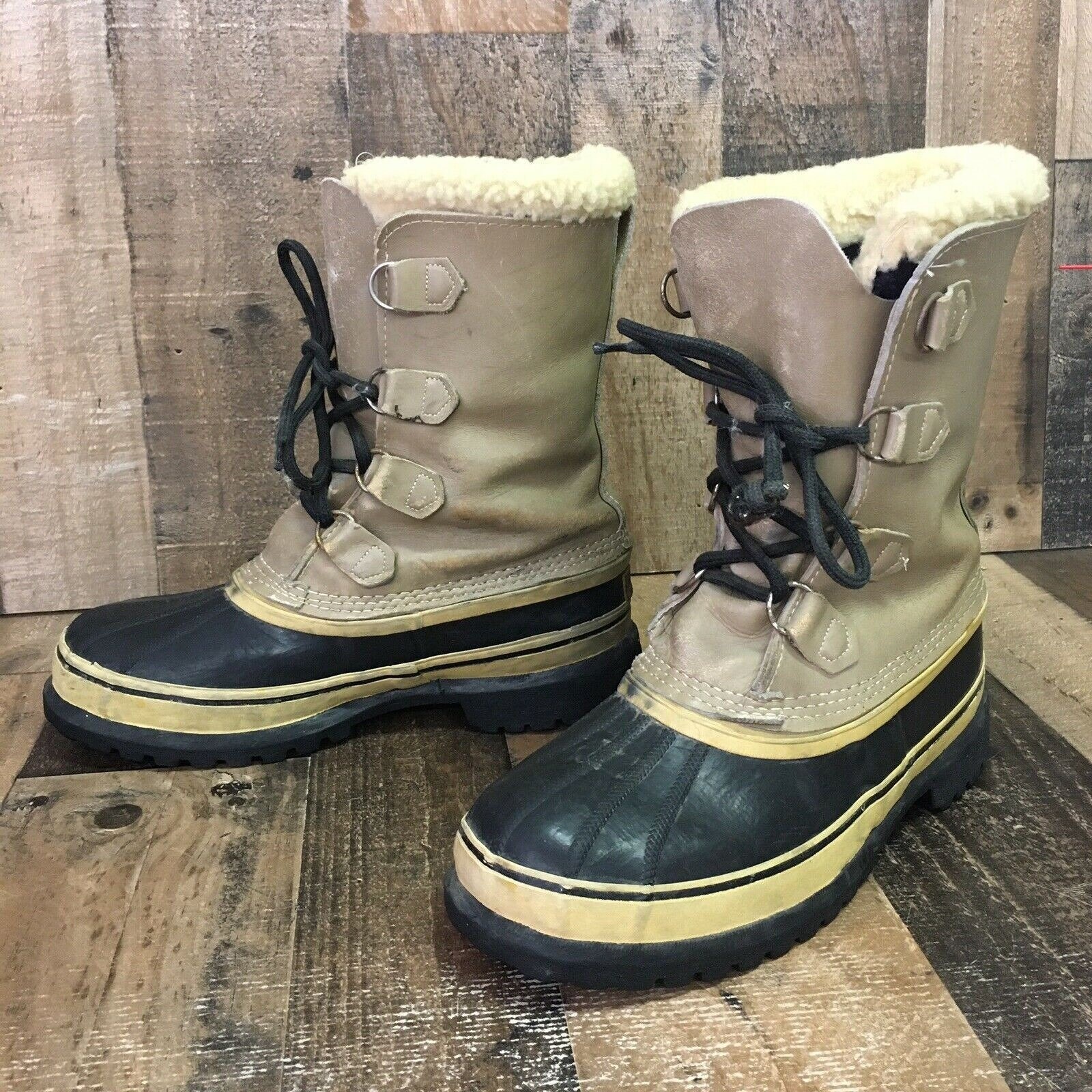 Sorel Caribou Leather Snow Boots 